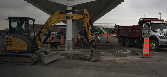 Réalisations stationnement du Simons